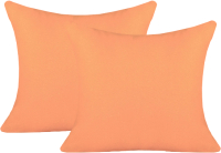Комплект наволочек Milanika Махровые 70x70 (2шт, оранжевый) - 