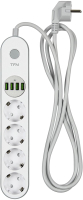 Сетевой фильтр TFN Power 6 (белый) - 