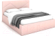 Каркас кровати Rivalli Бьянка 160x200 (Newtone Flamingo) - 