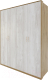 Шкаф Мебель-КМК 4Д Мишель 0961.9 (дуб наварра/бетон пайн светлый) - 