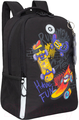 Школьный рюкзак Grizzly RB-451-7 (черный)