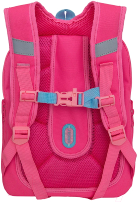 Школьный рюкзак Grizzly RAf-492-3 (розовый)