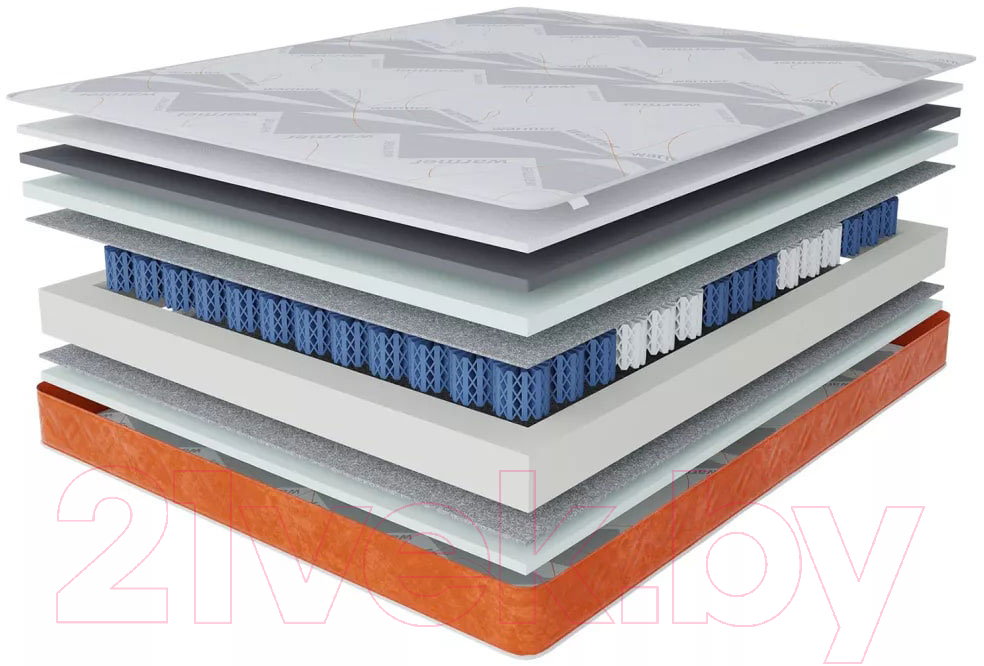 Матрас Stolline Комфорт-Спектр Warmer 80x190 (в скрутке, в чехле)