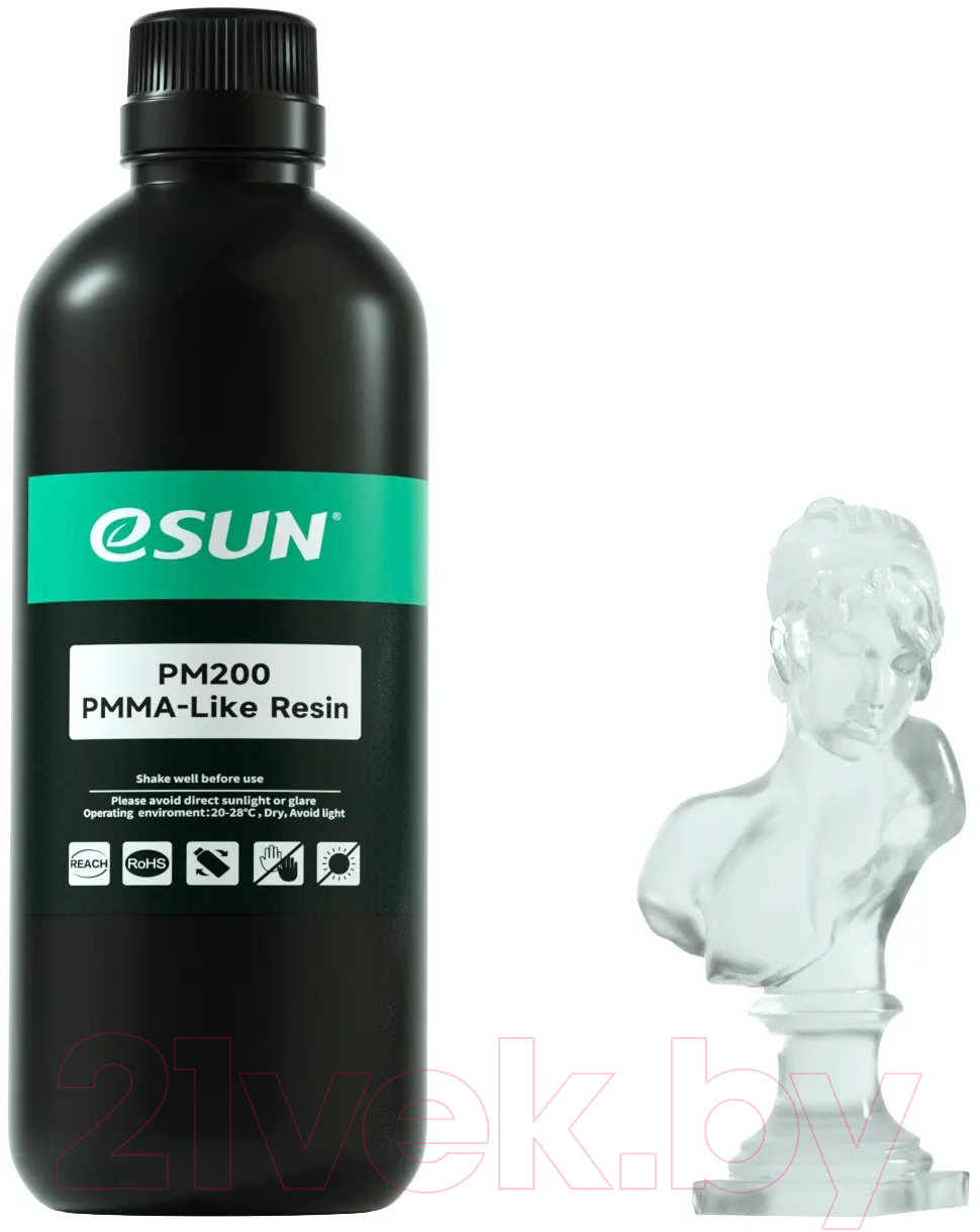 Фотополимерная смола для 3D-принтера eSUN eResin-PMMA Like Resin PM200 / т0034855