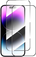 Защитное стекло для телефона Mocoll 2.5D для iPhone 15 Pro / A5PRO (черный) - 