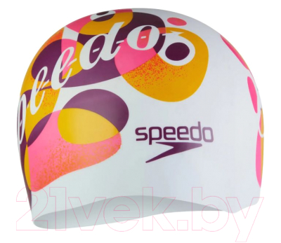 Шапочка для плавания Speedo Printed Silicone Cap JU 8-0838615950 5950