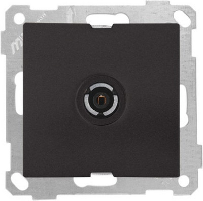 Розетка Mutlusan 2100-171-0184 (черный матовый) - 