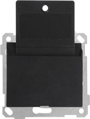 Выключатель Mutlusan Rita 2200-452-0184 (черный матовый) - 