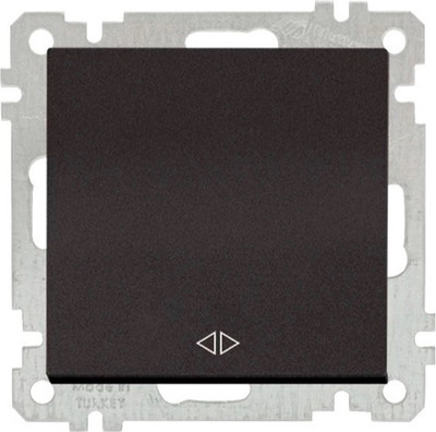 Выключатель Mutlusan 2100-408-0184 (черный матовый) - 