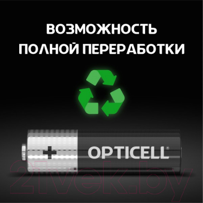 Комплект батареек Opticell AA (4шт)