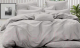 Комплект постельного белья LUXOR Полоса 1x1 14-4002 2.0 с европростыней (серый мрамор, сатин-страйп) - 