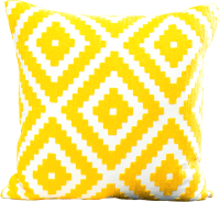Чехол на подушку Swed house Vitsippa 34.35.5665 (50x50, желтый/белый) - 