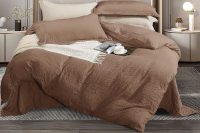 Комплект постельного белья Бояртекс Мятка №17-1418 1.5сп (мокко) - 
