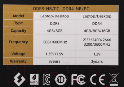 Оперативная память DDR3L KingSpec KS1600D3N13508G