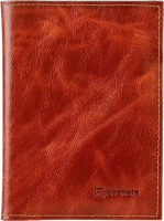 Обложка для автодокументов Poshete 604-001JL-BRW (коричневый) - 