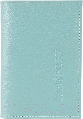 Обложка на паспорт Poshete 604-002M-MNT (светло-зеленый)
