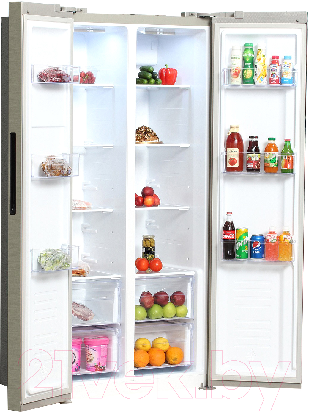 Холодильник с морозильником Hyundai CS4505F