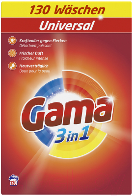 Стиральный порошок GAMA Universal 3 в 1 (7.8кг)