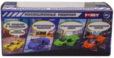 Масштабная модель автомобиля Funky Toys Купе / FT1101-3 (черный)