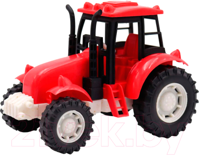 Трактор игрушечный Funky Toys Эко-трактор / FT0416333-1 (красный)