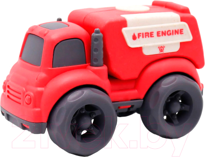 Автомобиль игрушечный Funky Toys Пожарная эко-машинка / FT0278076 (красный)