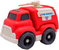 Автомобиль игрушечный Funky Toys Пожарная эко-машинка / FT0278082 (красный) - 