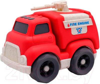 Автомобиль игрушечный Funky Toys Пожарная эко-машинка / FT0278082 (красный)