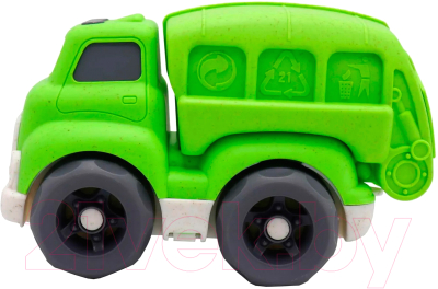 Автомобиль игрушечный Funky Toys Эко-машинка. Городская техника / FT0278084 (зеленый)