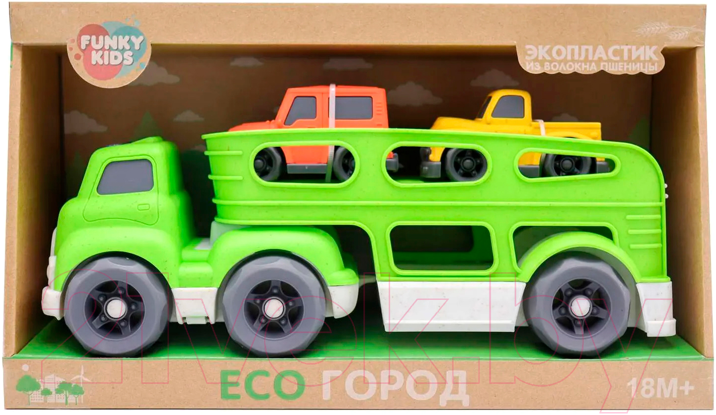 Автомобиль игрушечный Funky Toys Эко-машинка. Грузовик / FT0416365