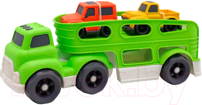 Автомобиль игрушечный Funky Toys Эко-машинка. Грузовик / FT0416365 (зеленый)