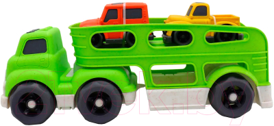 Автомобиль игрушечный Funky Toys Эко-машинка. Грузовик / FT0416365 (зеленый)