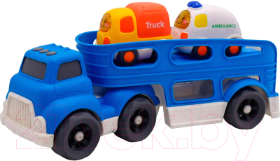 Автомобиль игрушечный Funky Toys Эко-машинка. Грузовик / FT0416362 (синий)