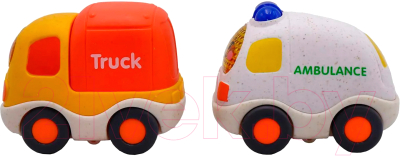 Автомобиль игрушечный Funky Toys Эко-машинка. Грузовик / FT0416362 (синий)