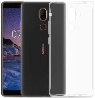 Чехол-накладка Case Better One для Nokia 7 Plus TPU (прозрачный глянец) - 