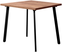 Обеденный стол Millwood Шанхай 90x90x75 (дуб табачный Craft/металл черный) - 