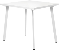 Обеденный стол Millwood Шанхай 90x90x75 (белый/металл белый) - 