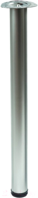 Ножка для стола AKS d60 h-710 (матовый хром)