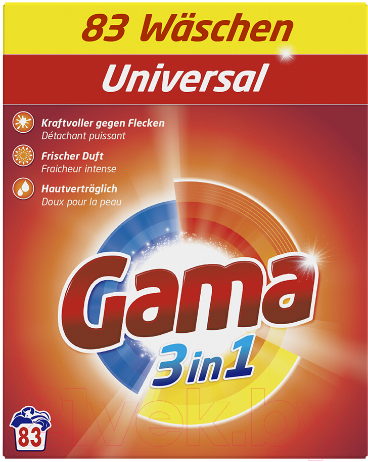 Стиральный порошок GAMA Universal 3 в 1