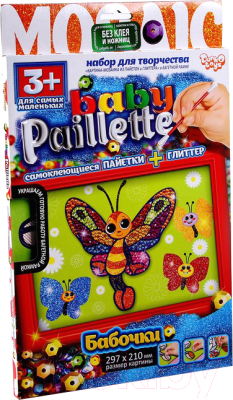 Набор для творчества Danko Toys Baby Paillette / PG-01-03