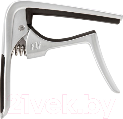 Каподастр Dunlop Manufacturing 63CSC Trigger Fly Capo Curved Satin Chrome