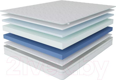 Изображение товара Матрас Stolline Гранат Cooler 80x200 (в скрутке, в чехле)