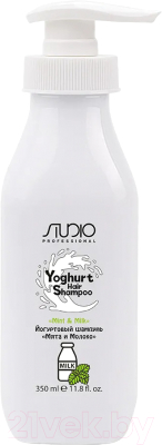 Шампунь для волос Kapous Studio Professional Мята и Молоко йогуртовый (350мл)