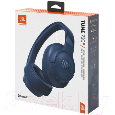 Беспроводные наушники JBL T720BT / T720BTBLU (синий)