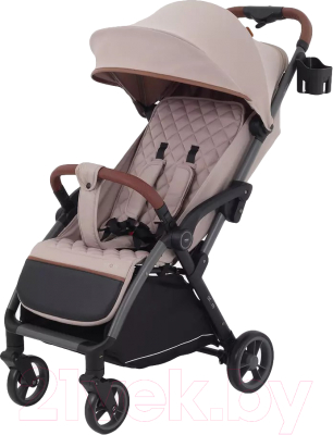 Детская прогулочная коляска MOWbaby Атом / MB200 (Beige)