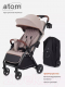Миниатюра изображения товара Детская прогулочная коляска MOWbaby Атом / MB200 (Beige)