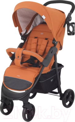 Детская прогулочная коляска MOWbaby Cross 2024 / RA080 (Brown)