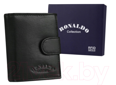 Портмоне Cedar Ronaldo 0720L-P-D-RFID (черный)