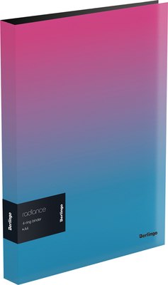 Папка для бумаг Berlingo Radiance / RB4_4D002 (розовый/голубой) - 