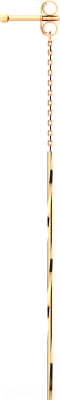 Серьги из розового золота ZORKA 300217.14K.R