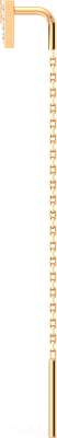 Серьги из розового золота ZORKA 3101222.14K.R (с фианитами)